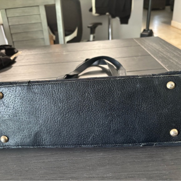 Authentic Gucci Black Tote with Gold Hardware - Picture 5 of 5